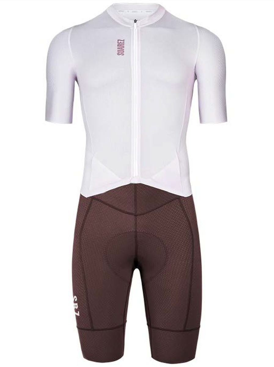 Enterizo de Ciclismo M/C Hombre Suarez Hard Lite Gray/Lilac