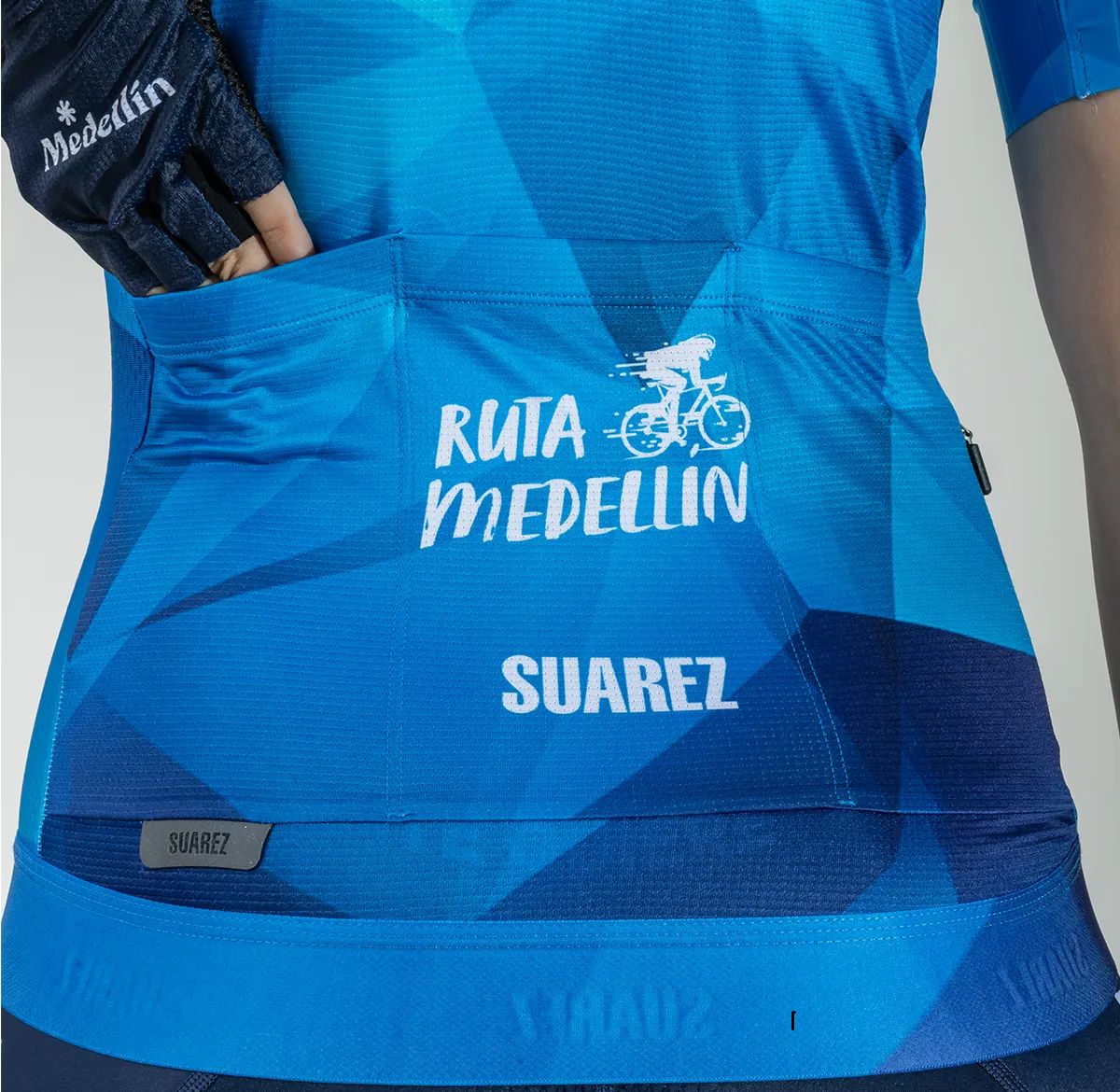 Jersey De Ciclismo Mujer Suarez Team Medellin Azul
