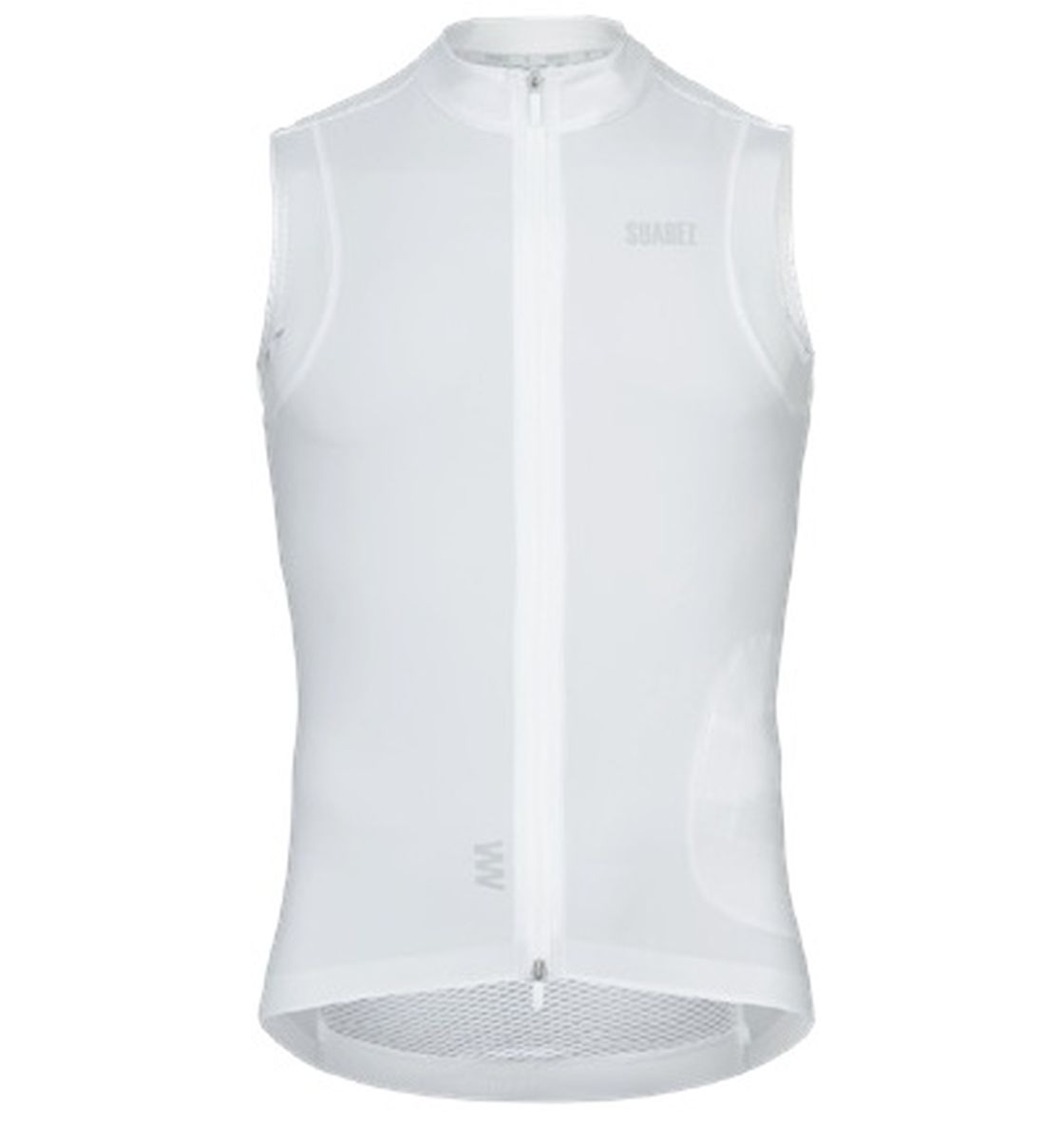 Chaleco Cortavientos de Ciclismo Suarez Mujer Barrier White