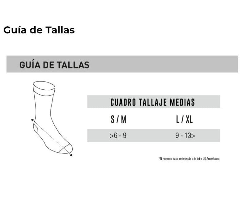 Medias Ciclismo Suarez 4″ Forte Black