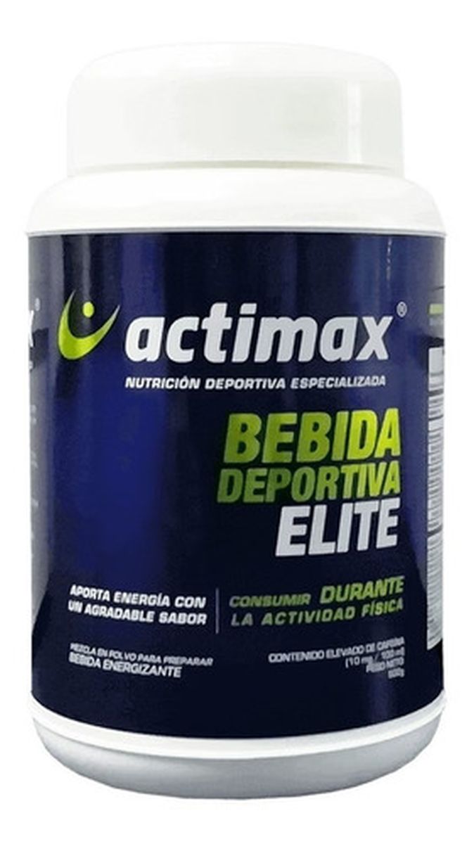 Bebida Deportiva Actimax Elite Cafeina 500gr TUTTUFRUTTI