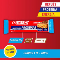Barra Proteína Enervit Vitaminas Minerales 3 und Coco