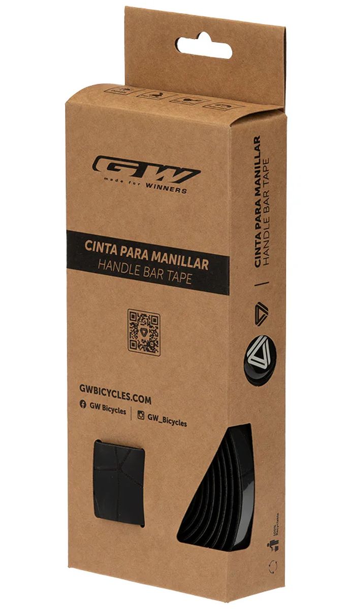 Cinta Manubrio GW Bugles PU-EVA Negra