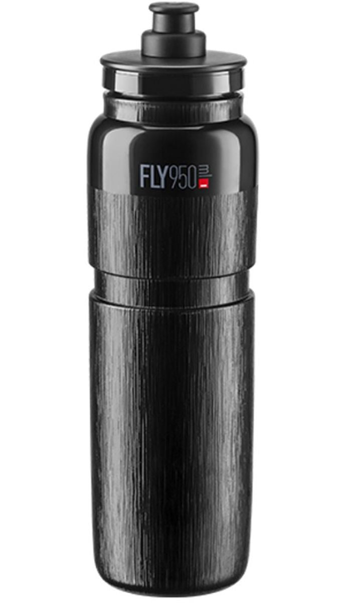 Caramañola Termo Fly Elite 950 Ml Botella Agua Negra