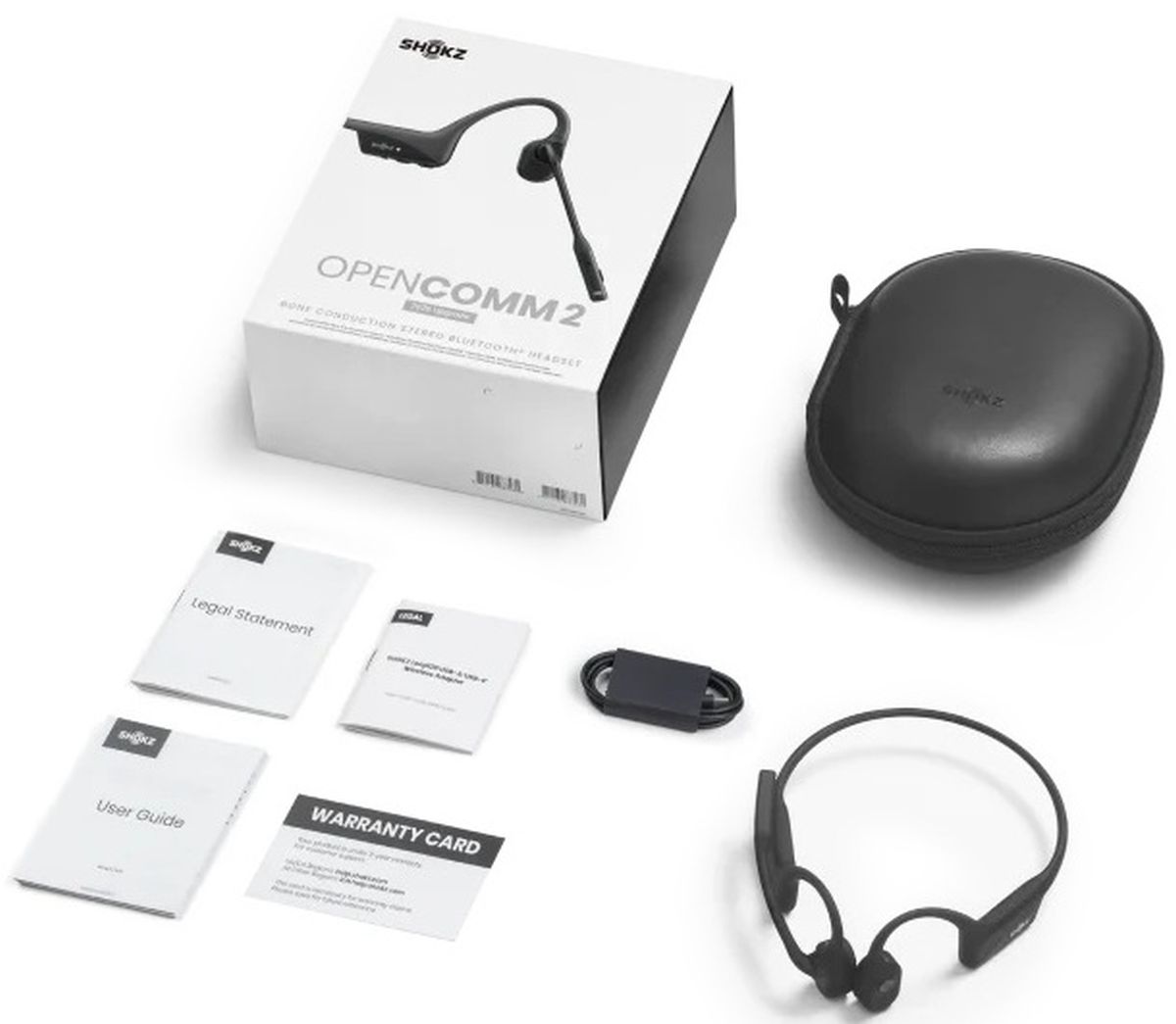 Audifonos Shokz OpenComm 2 Negro