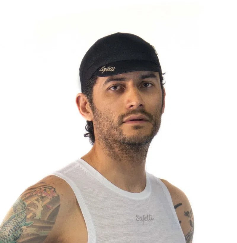 Gorra de Ciclismo Unisex Safetti Capellino Black