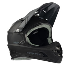 Casco Bmx Full Face GW Wasp Adulto Negro/Gris Mate