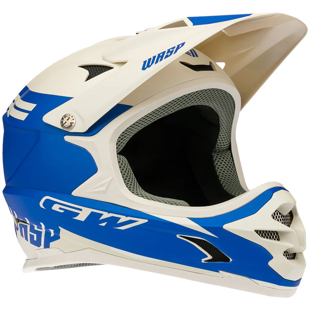 Casco de Ciclismo GW BMX Wasp Adulto Azul/Blanco