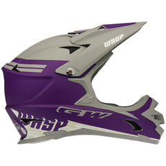 Casco de Ciclismo GW Full Face Morado MT-Ggris RIS Dark MT