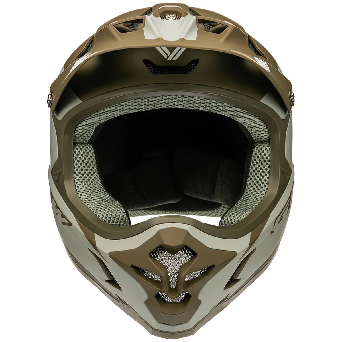Casco de Ciclismo GW BMX Wasp Adulto Verde Milita/Gris Clear
