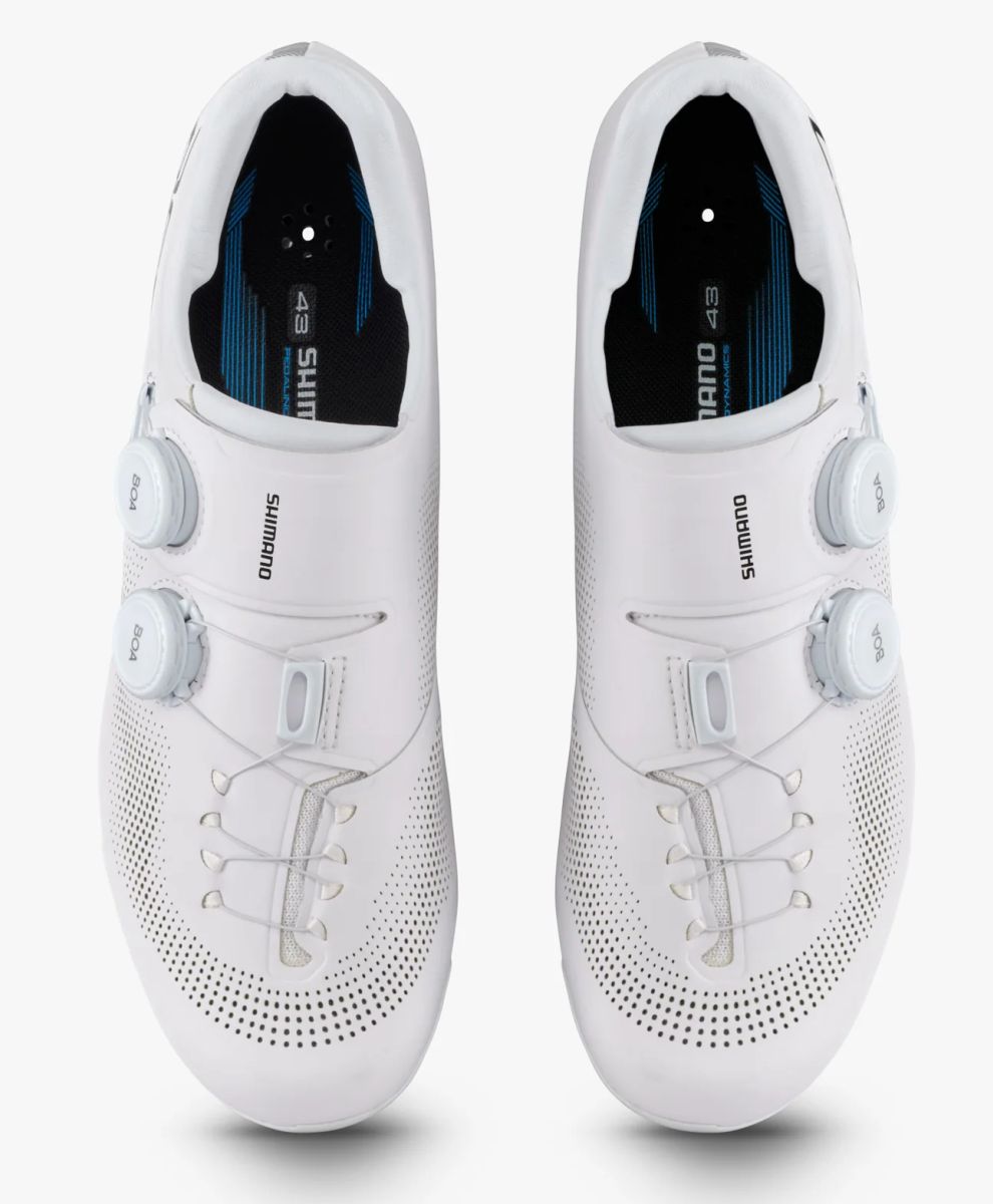 Zapatilla de Ciclismo Ruta Shimano Mujer SH-RC703 Blancas