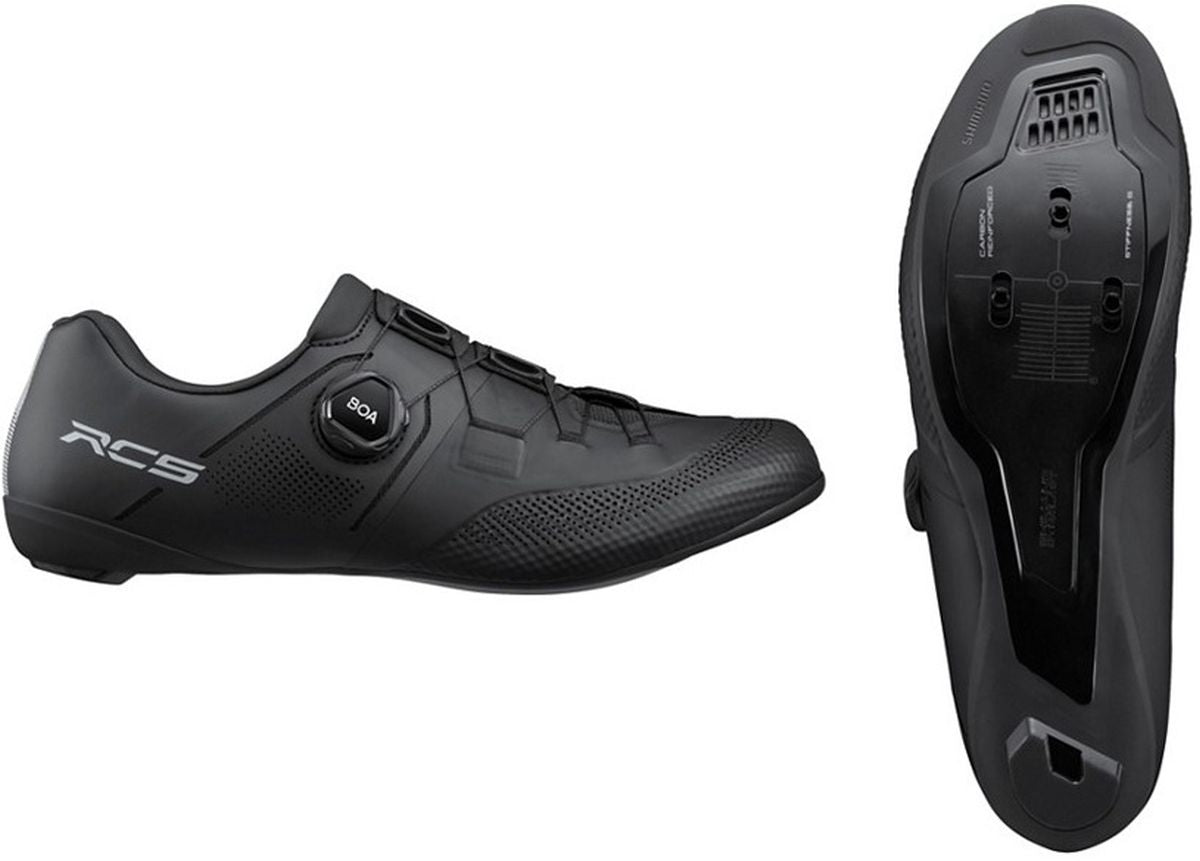 Zapatilla Ciclismo Ruta Shimano SH-RC503 Wide Negro