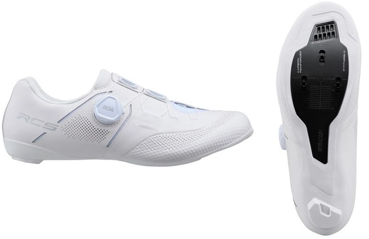 Zapatilla Ciclismo Ruta Shimano Mujer SH-RC503 Blancas