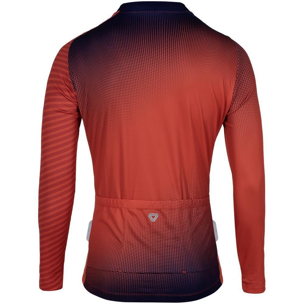 Jersey Ciclismo GW Alta Visivilidad M/L Hombre Rojo