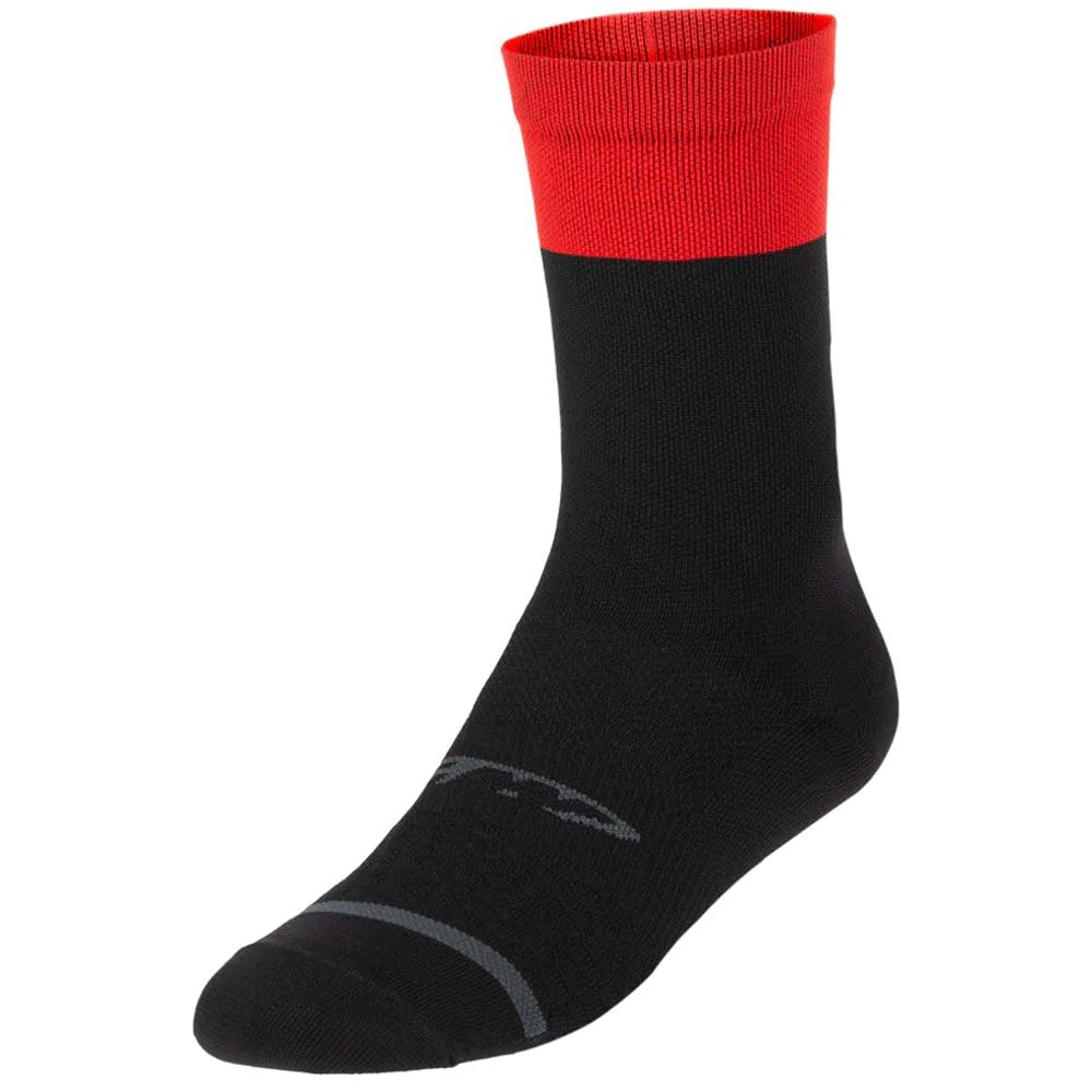 Medias Ciclismo GW Lithe Negro Rojo