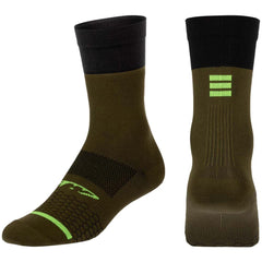 Medias Ciclismo GW Lithe Oliva Negro