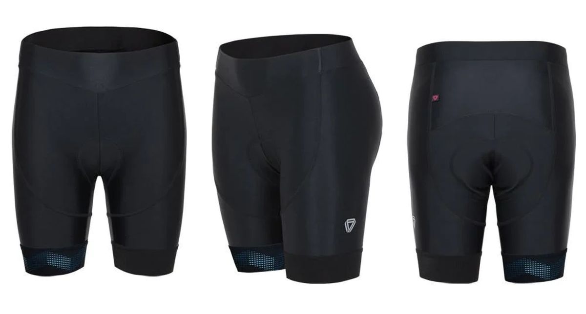 Pantalóneta Ciclismo GW C/T Mujer Duos Negro-Azul