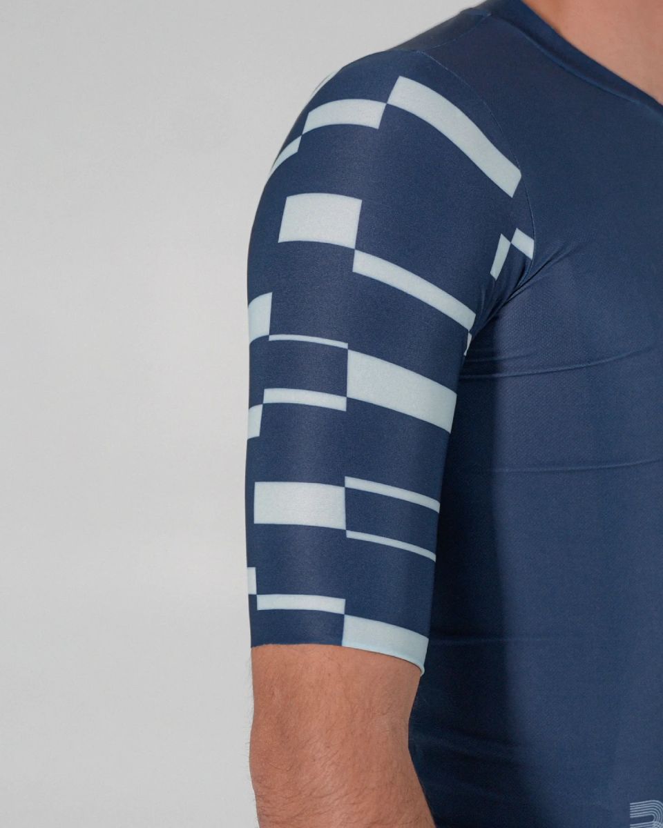 Jersey Ciclismo M/C Hombre GW Bauhaus Azul