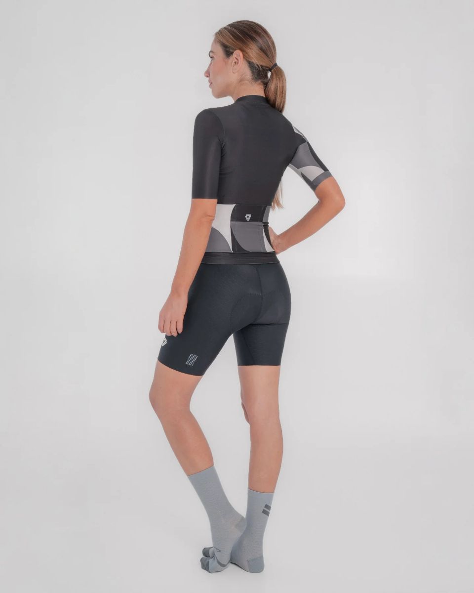 Jersey Ciclismo M/C Mujer GW Bauhaus Negro