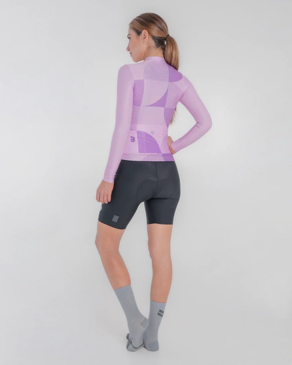 Jersey Ciclismo M/L Mujer GW Bauhaus Lavanda