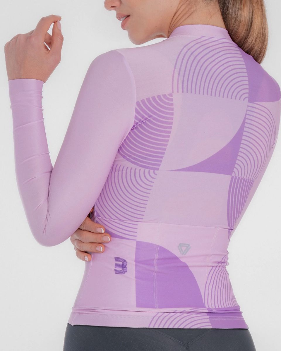 Jersey Ciclismo M/L Mujer GW Bauhaus Lavanda