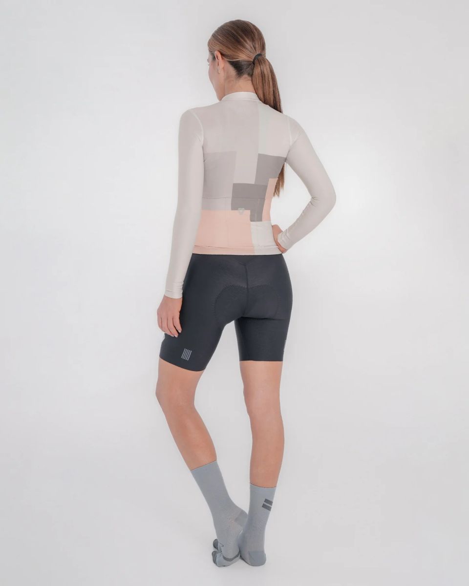Jersey Ciclismo M/L Mujer GW Bauhaus Coral