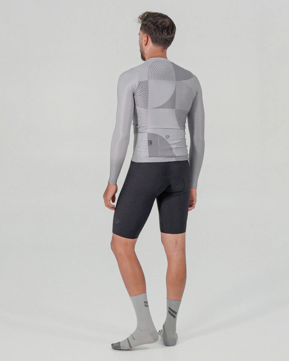Jersey Ciclismo M/L Hombre GW Bauhaus Gris
