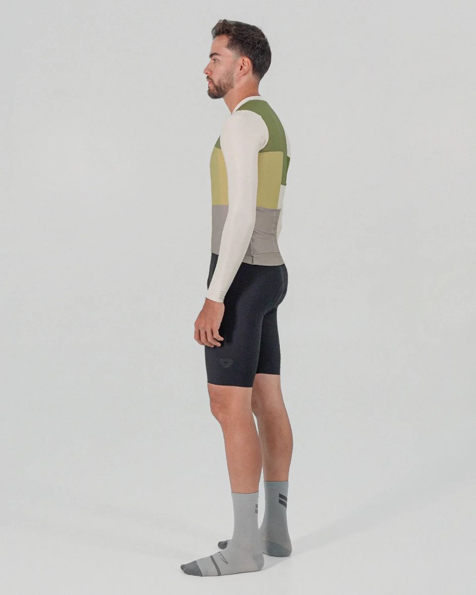 Jersey Ciclismo M/L Hombre GW Bauhaus Verde Oliva