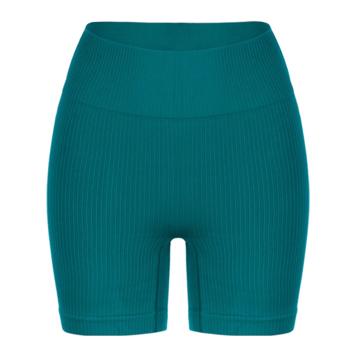 Short Corto Mujer Seamless Spirit Sportfitness Azul Jade