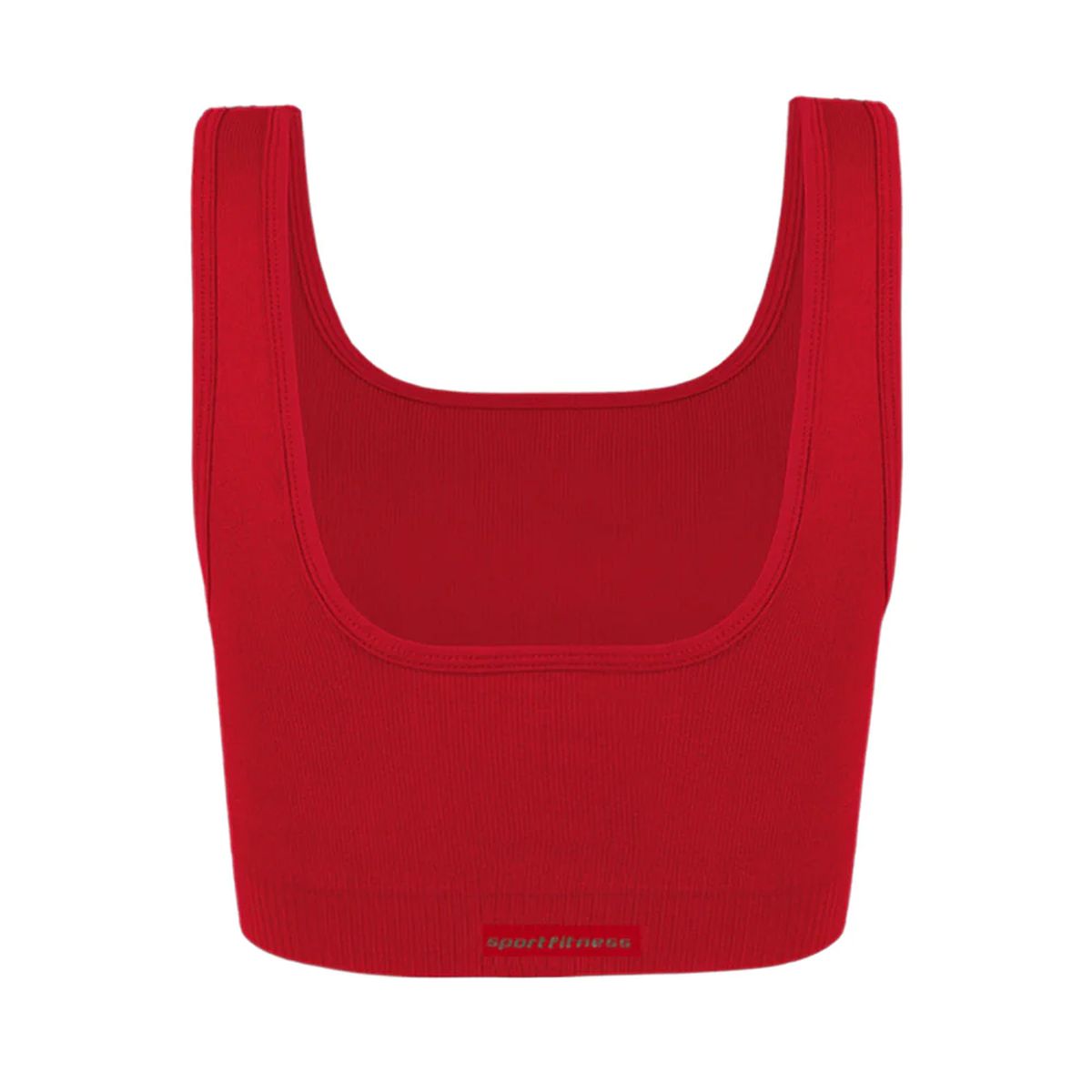 Top Sin Mangas Mujer Seamless Mind Sportfitness Escarlata