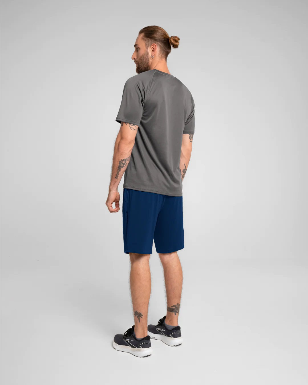 Camiseta M/C Hombre Apex Sportfitness Gris