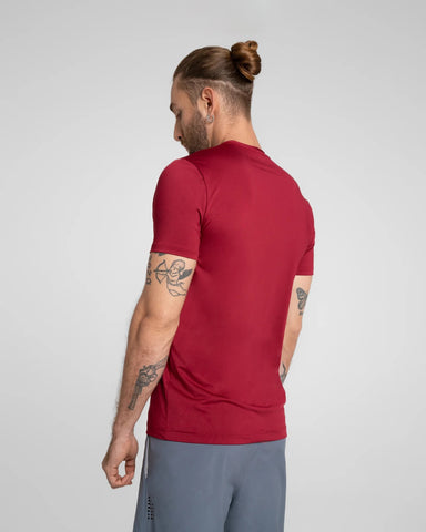 Camiseta M/C Hombre Hardy Sportfitness Vino