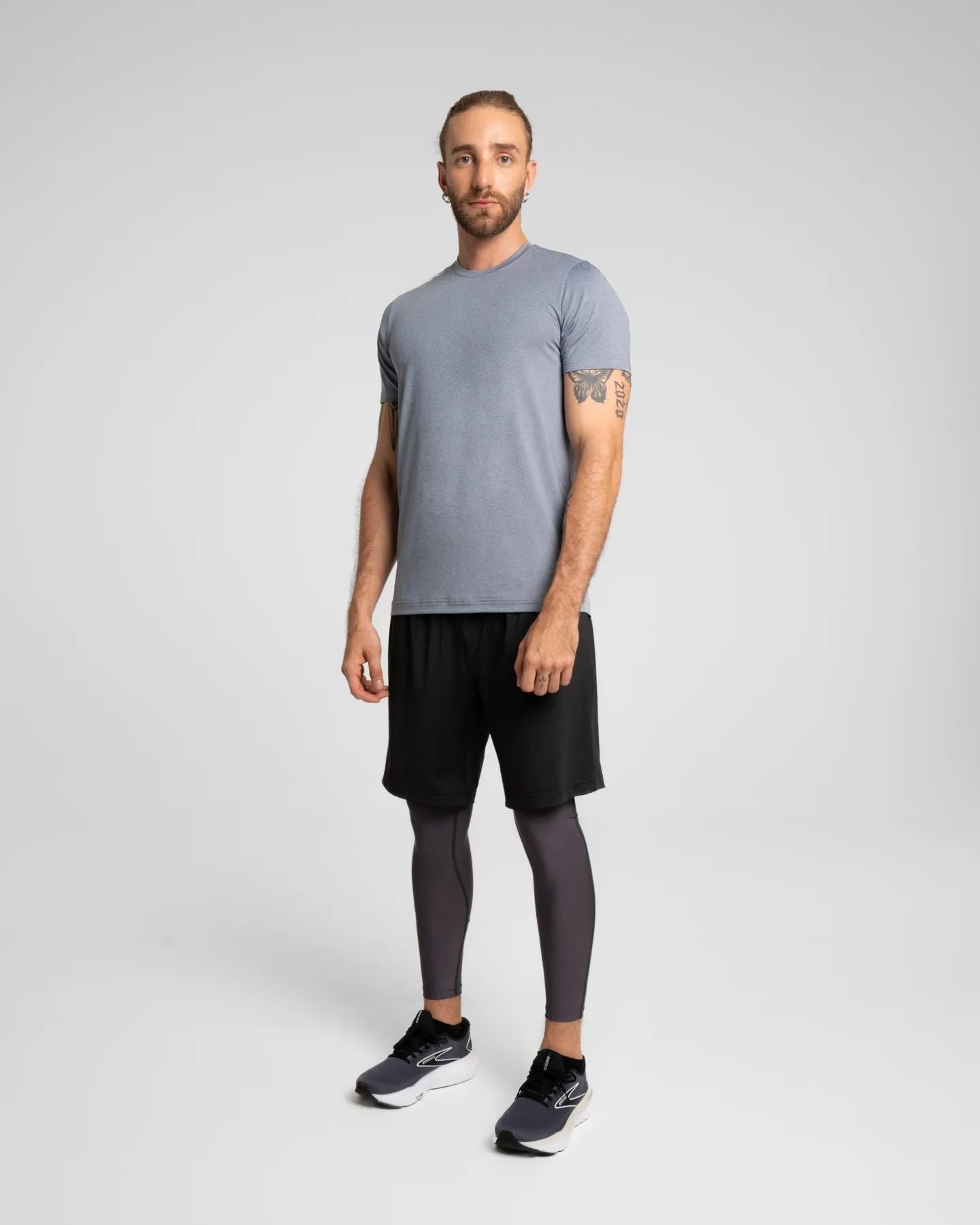 Pantoloneta de Running Hombre Loom Sportfitness Negro