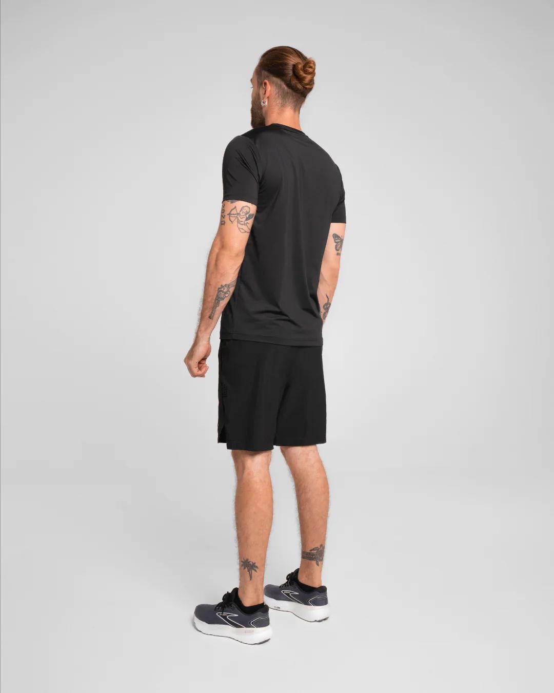 Pantoloneta de Running Hombre Shake Sportfitness Negro