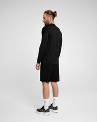 Pantoloneta de Running Hombre Shake Sportfitness Negro