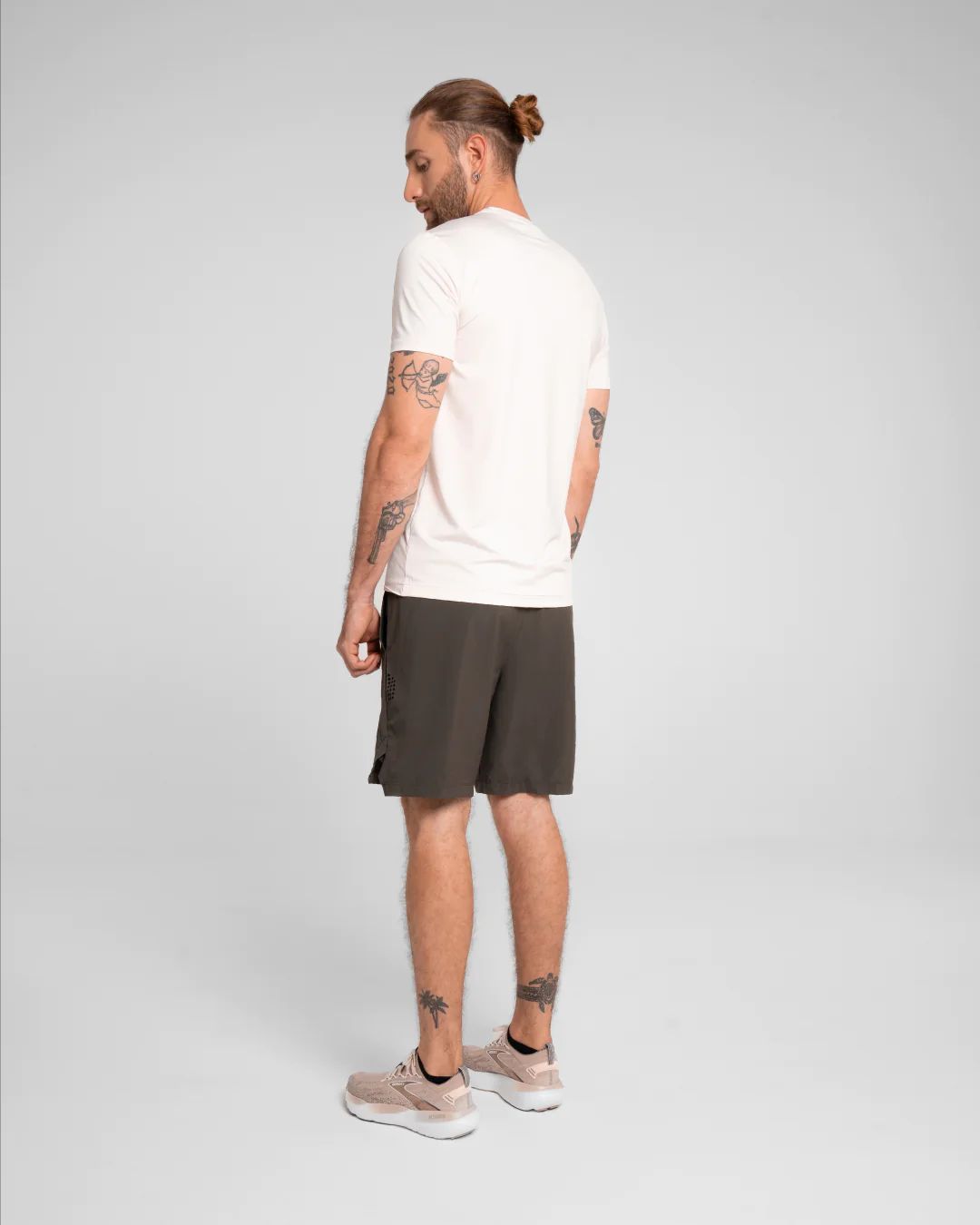Pantoloneta de Running Hombre Shake Sportfitness Verde