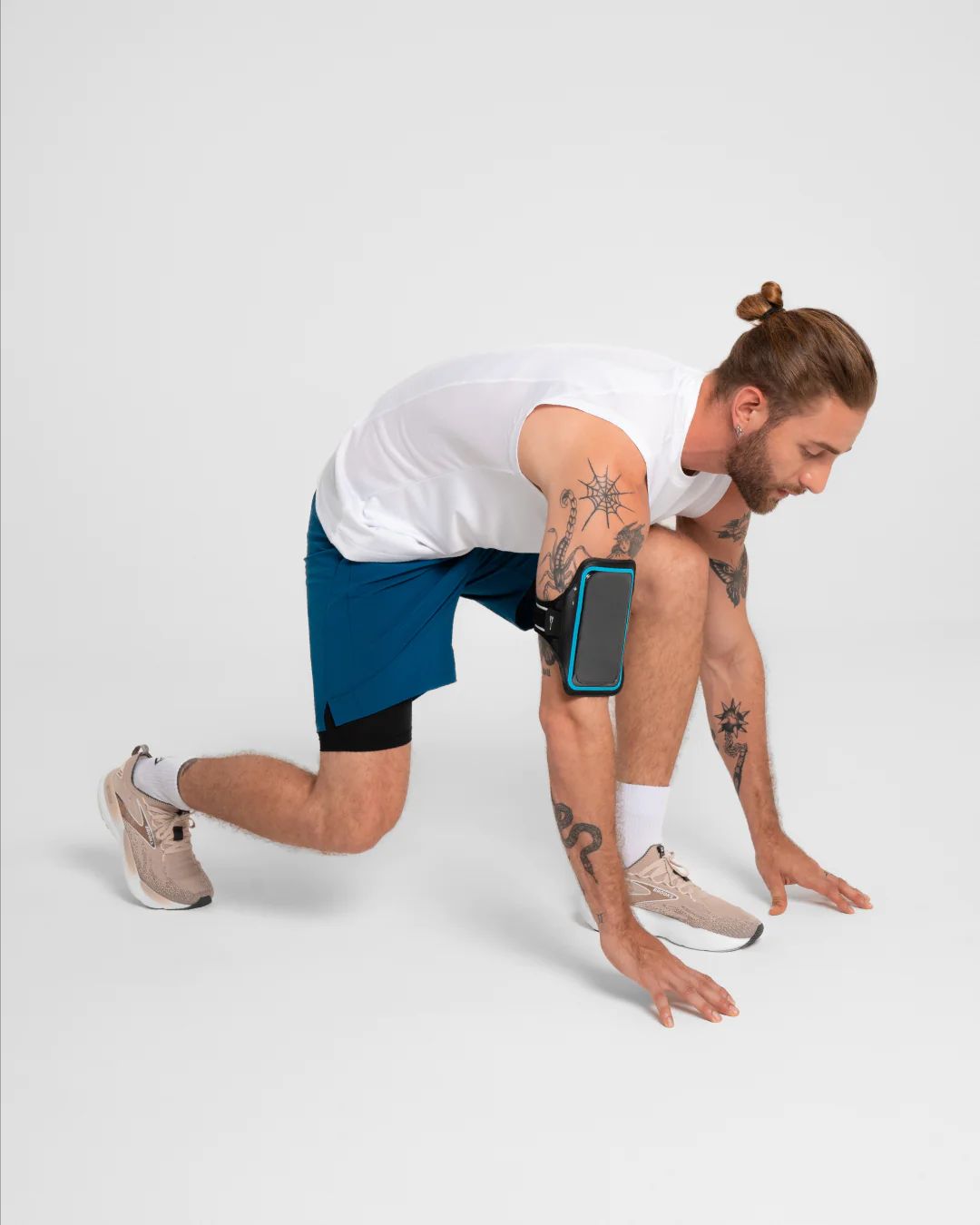 Pantoloneta de Running Hombre Motion Sportfitness Azul