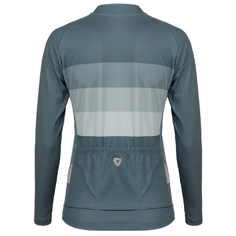 Jersey Ciclismo M/L Mujer GW Fade Gris