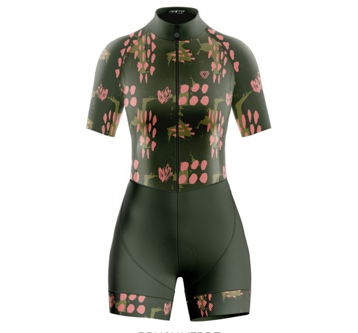 Enterizo de Ciclismo Mujer GW Living Verde