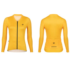 Jersey Ciclismo M/L Mujer GW Dig Basic Amarillo