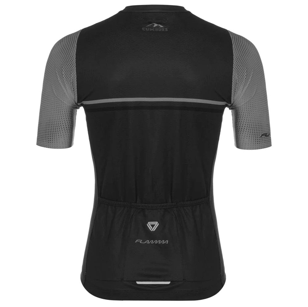 Jersey Ciclismo M/C Hombre GW Flamma Gris