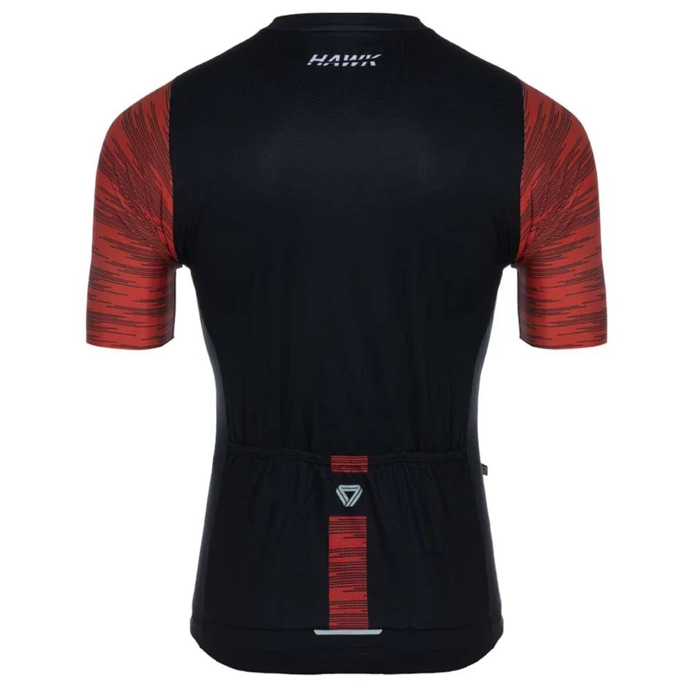 Jersey Ciclismo GW Hawk M/C Hombre Negro Terracota