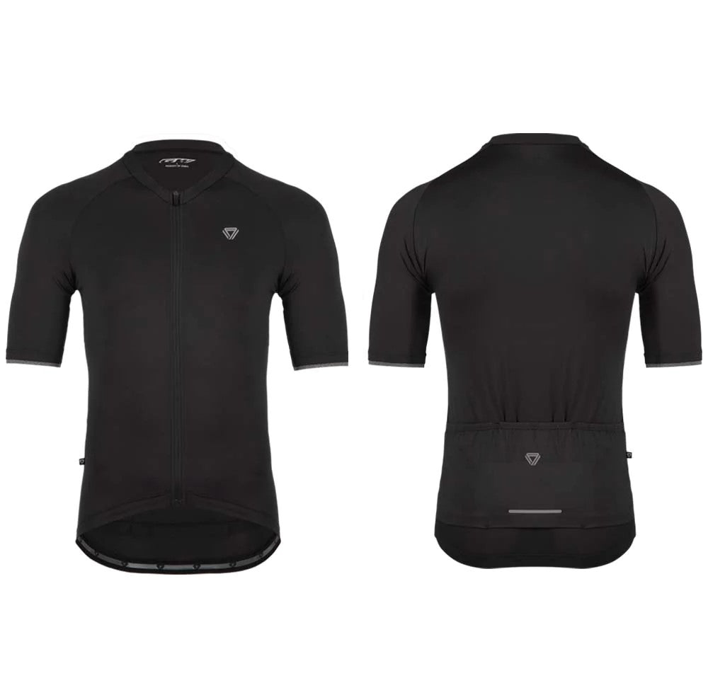 Jersey Ciclismo M/C Hombre GW Stylish Negro