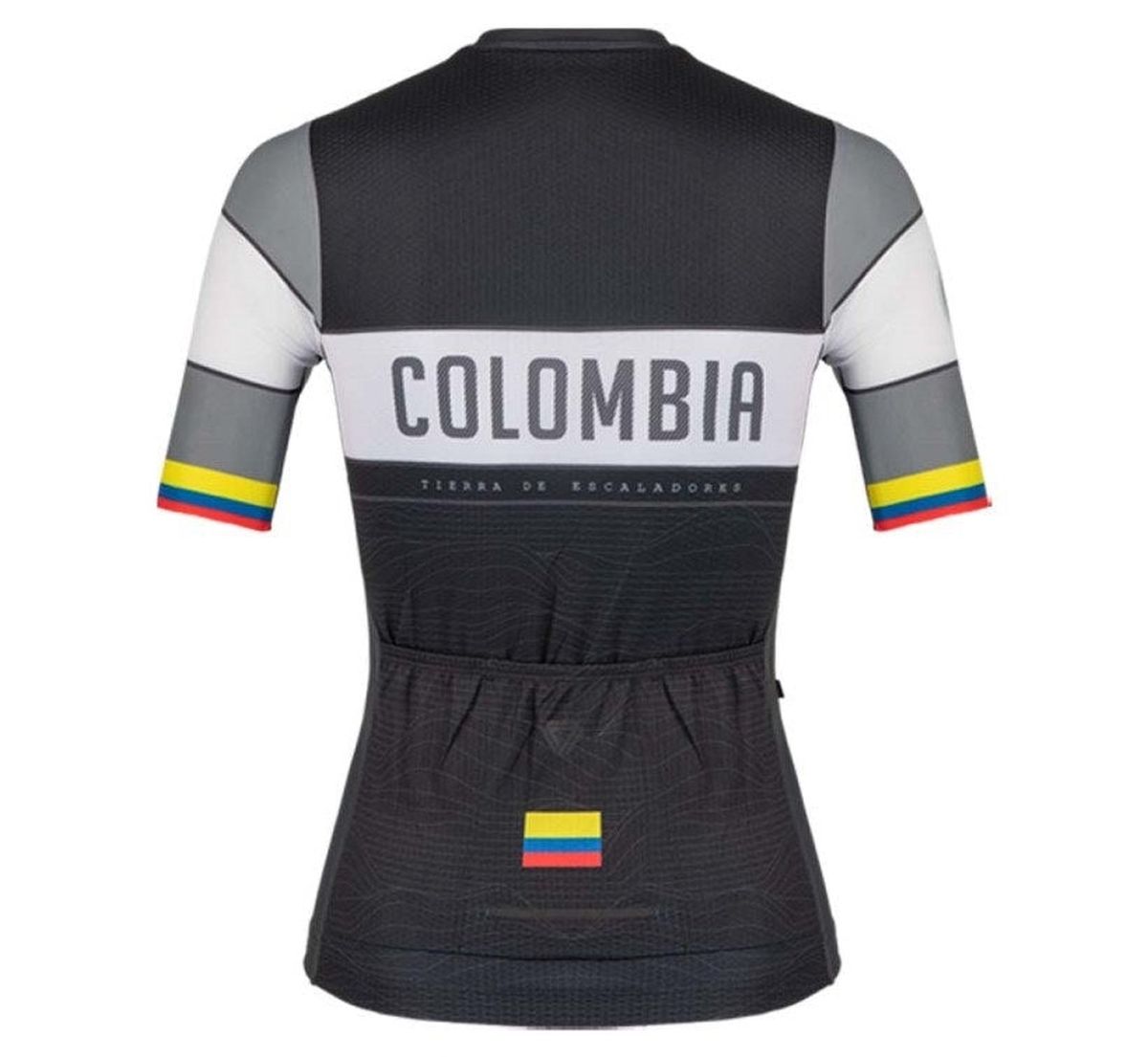 Jersey Ciclismo M/C Mujer GW Colombia Negro Gris