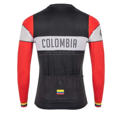 Jersey Ciclismo M/L Hombre GW Colombia Negro Rojo