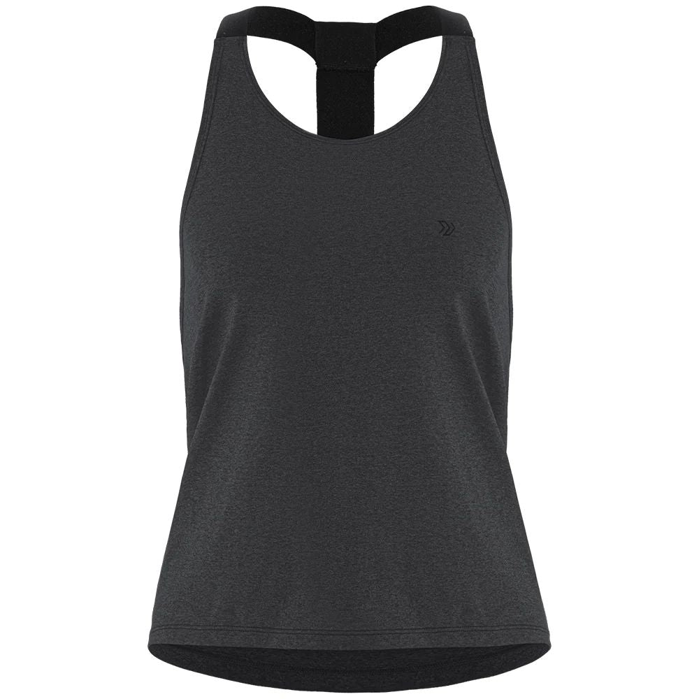 Camiseta Manga Sisa Mujer Limit Sportfitness Negro