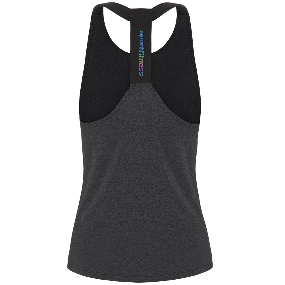 Camiseta Manga Sisa Mujer Limit Sportfitness Negro