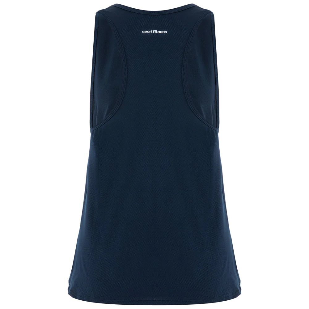 Camiseta Manga Sisa Mujer Hill Sportfitness Navy