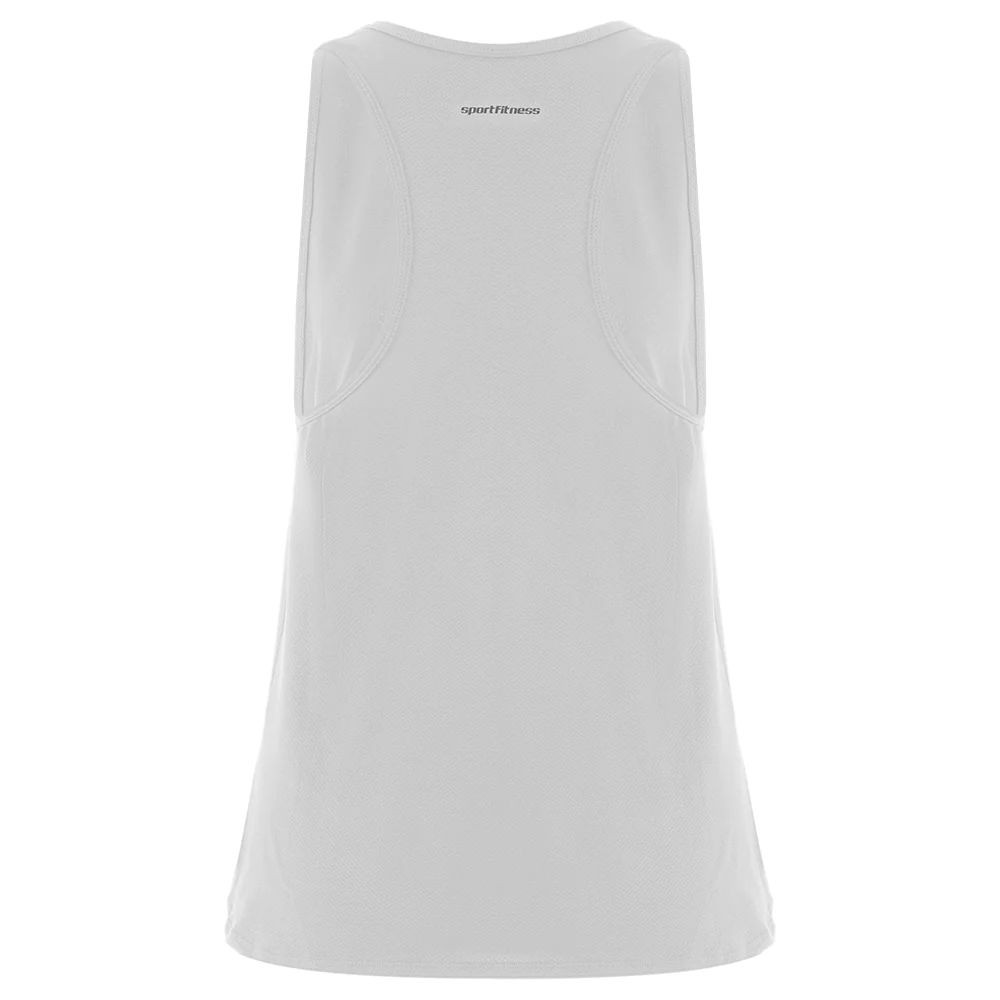Camiseta Manga Sisa Mujer Hill Sportfitness Blanco