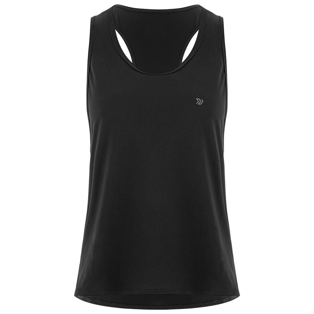 Camiseta Manga Sisa Mujer Hill Sportfitness Negro